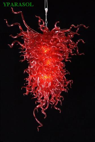 Fast Shipping Modern Pendant Lamps Chihuly Style Hand Blown Glass Art Chandelier Lighting Restaurant Hotel Lights