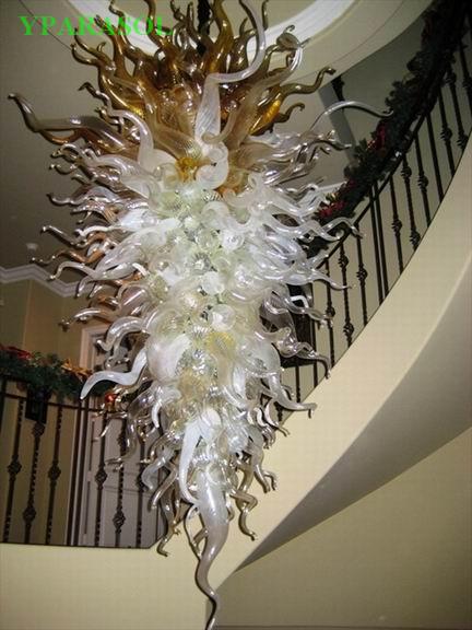 Cheap Price Murano Glass Crystal Chandelier Home Decoration Led Light Source European Dale Chihuly Style Murano Glass Modern Ceiling Light