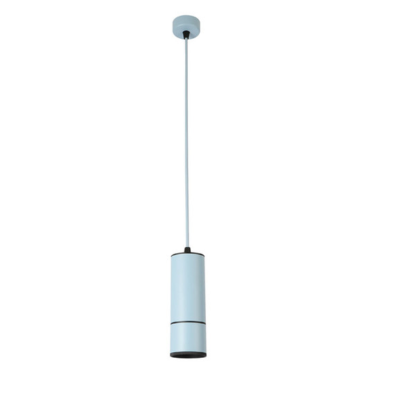 Modern Kitchen Lamp Cylinder Pipe Pendant Bar Counter Spot Light 12 Watts new development Blue color surface mounted