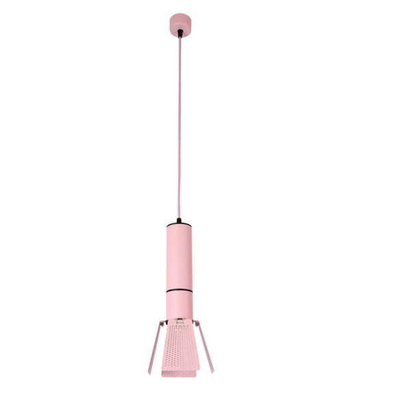 Cylinder Pipe Pendant Bar Counter Spot Light Commercial LED Pendant Lamp Pink Finished 6cm Diameter Cylinder Fashion Clothes Shopping Store