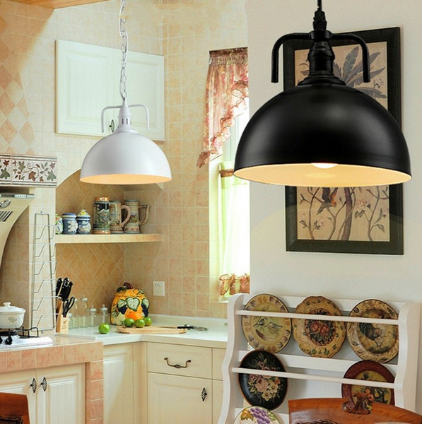 110 ~ 220 v E27 retro officer hat droplight buffet restaurant small bedroom hall droplight cap lamps and lanterns is free shipping