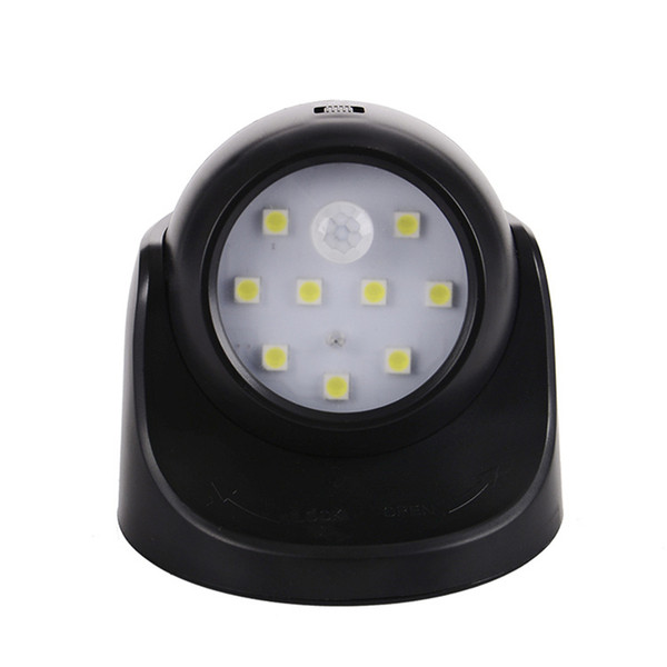 Battery Light LED Light Control Human Body Induction Energy Saving Lamp 360 Degree Rotation Automatic Sensor Light