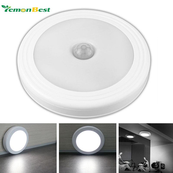 Magnetic Infrared IR Bright Motion Sensor Activated LED Wall Lights Night Light Auto On/Off Battery Operated for Hallway Pathway