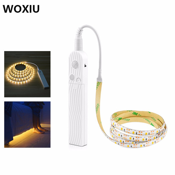 WOXIU led light Cabinet Under Super Bright Us Strip Closet Lamp Magnet Workbench Toolbox Retail Showcase Kitchen 5V 2835 sensor Counter