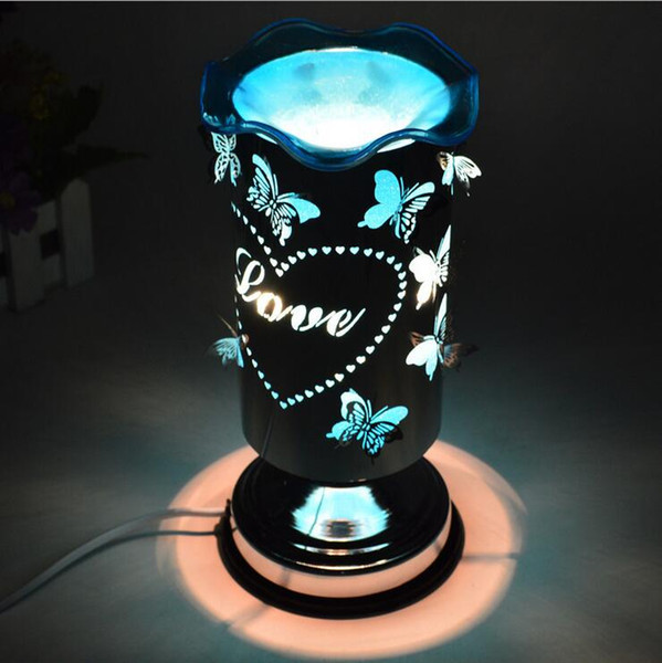 Plug In Touch Sensing Butterfly aroma Light Creative Gift Decorative Table Lamp Aroma Furnace