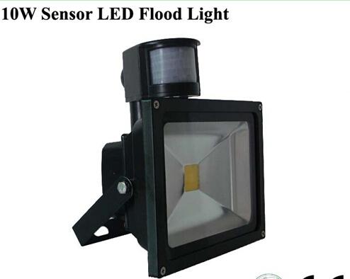 10W.20W Led Sensor Flood Light Waterproof Warm White LED Motion Sensor Llood Lights Projector Lights For Outdoor Garden 85-265V