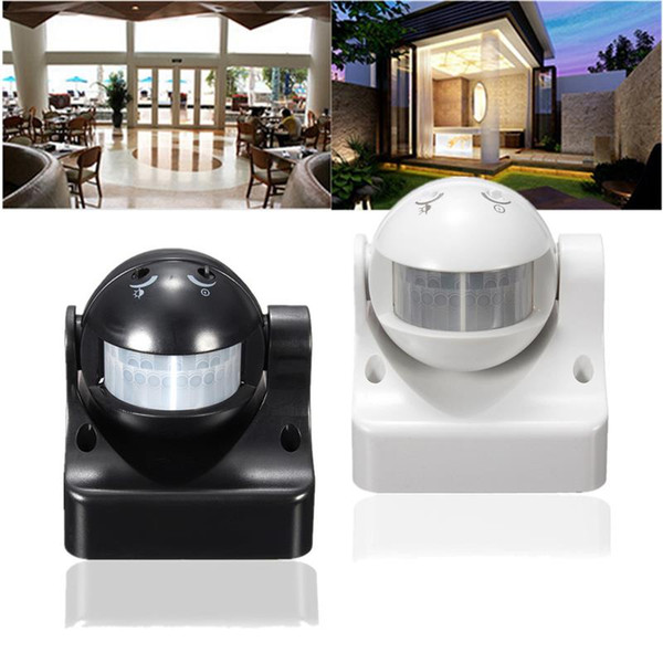 Durable 12M 180 Degrees Auto PIR Motion Sensor Detector + Switch Home Garden Outdoor Light Lamp High Quality