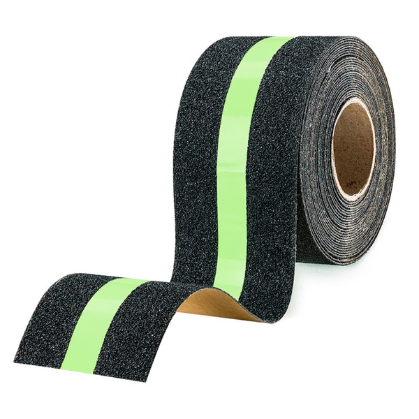 Anti Slip Traction Tape None Skid Glow In The Dark Walk Strip Safety Tape with 3M Best Grip Abrasive Adhesive For Stairs Tread