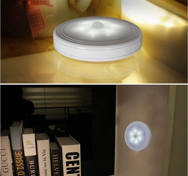 Night Light Lamps Motion Sensor Nightlight PIR Intelligent LED Human Body Motion Induction Lamp Energy Saving Lighting