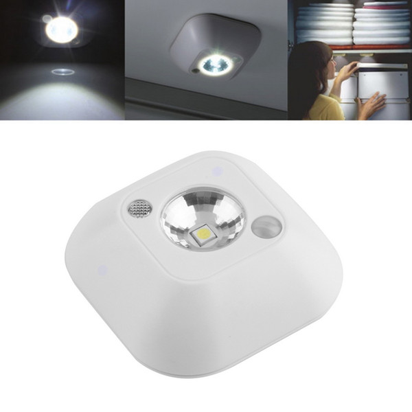 1Pc Mini Wireless Motion Sensor Ceiling Night Light Porch Wall lamps PIR Intelligent LED Human Body Motion Induction Lamp