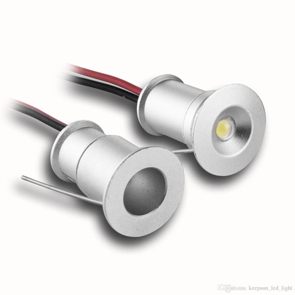 CE ROHS 4pcs/lot 1w mini led downlight DC3V/300mA 15mm cutting 100LM 80Ra with epistar chip 30/120 degree 1W mini spot light embed cabinet