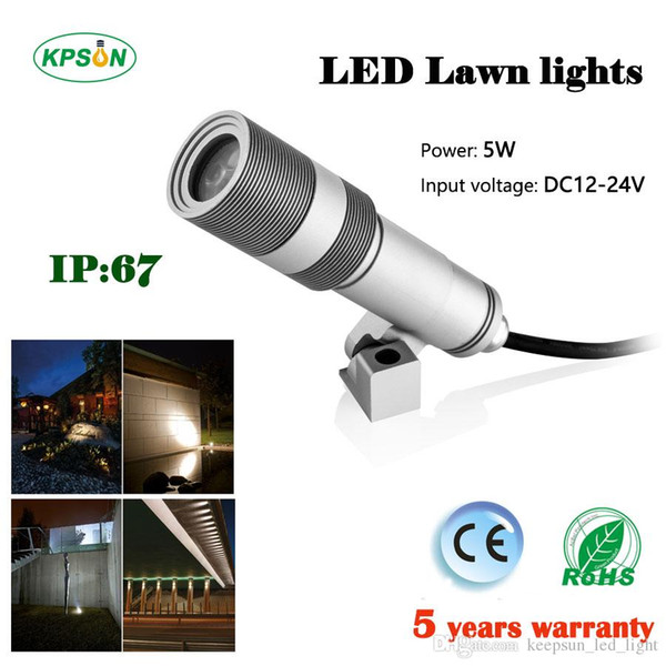 20pcs/lot Manufacturer provides 5w led lawn light grass spotlight ,garden light CE and ROHS certification 5 years warranty waterproof IP67