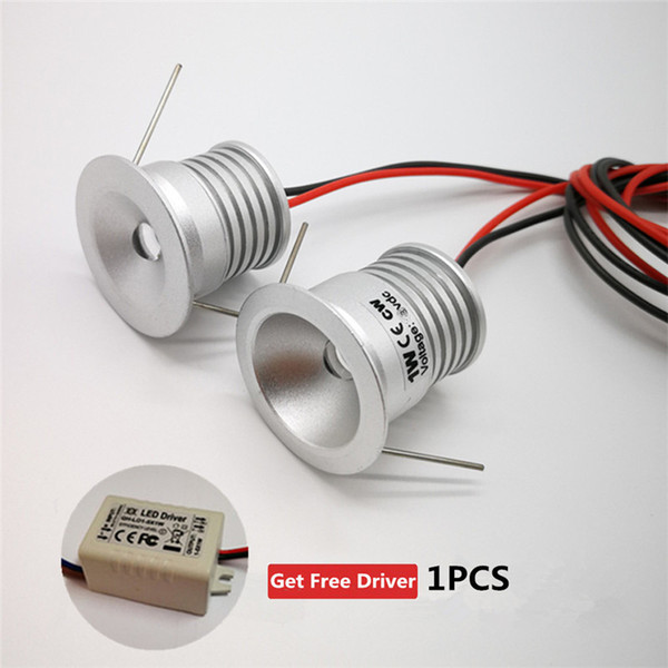 1W Led Spotlight DC3V Decoration Downlight 25mm Cutout Stair Indicating Light 60/120 Beam Angle DIY Lamp Focos Led Techo 6pcs