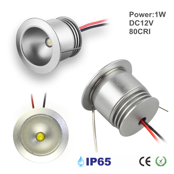 1W Mini Led Spot Downlight Lamp With 25mm Cut 80Ra 95Lm,12V Epistar Chip Cabinet Star Lighting, Ceiling Recessed Spotlights 9pcs/lot