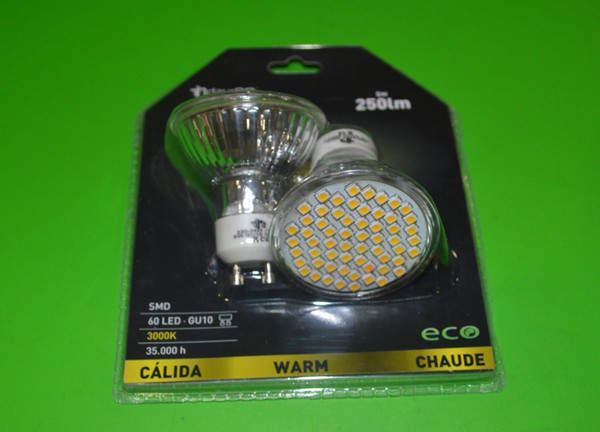 New Arrival 3W Gu10 Led Spotlight Mr16 Led Bulb AC230V Spotlights Warm White 220v LED Spot Lights Free Shipping