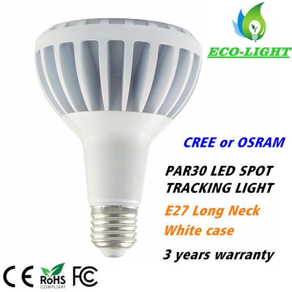 E27 G12 Bases COB Cree Chip 30W 25W 20W PAR 30 LED Spot light
