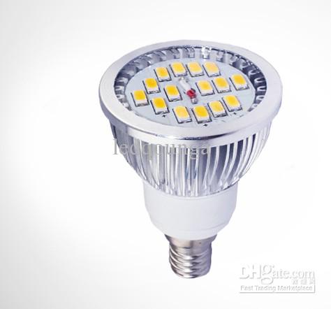 6W GU10 E27 E14 LED Spotlight 5630 SMD 15 LEDs Spot Light Lamp Spotlights Bulbs for Home Indoor Lighting WW/CW CE ROSH 50pcs/lot Express