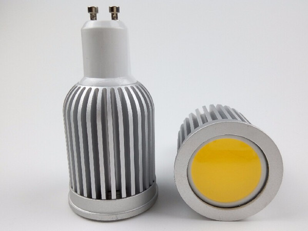 220V 110V COB LED Spotlight Bulbs GU10 7W Aluminum for Living Room Bedroom Hotel Decorative Lighitng Bombillas Warm white Cold white CE ROSH