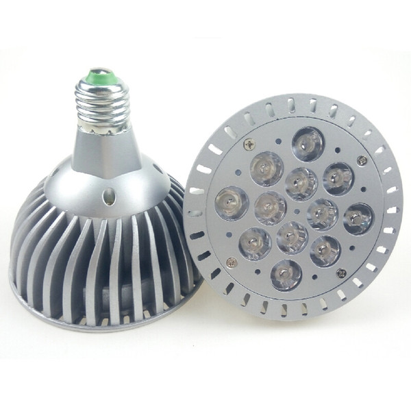 12W E27 Par38 LED Spotlights Bombillas with 12 leds 110V 220V 230V 240V for Indoor Bedroom Lighting Green Blue Red Yellow Warm white CE ROSH
