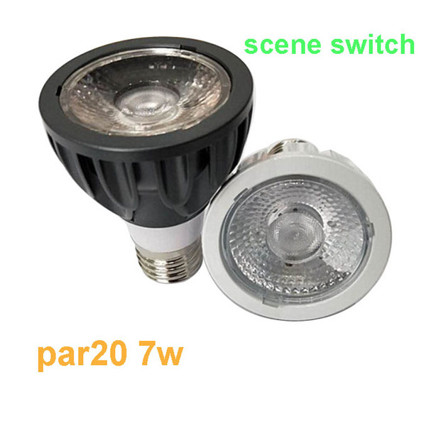 10pcs per lot par20 7w scene switch dimmable led spot light