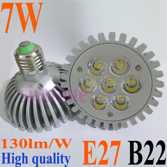 PAR30 7W LED spotlight Bridgelux 130lm/W 2 years warranty,AC85-265V