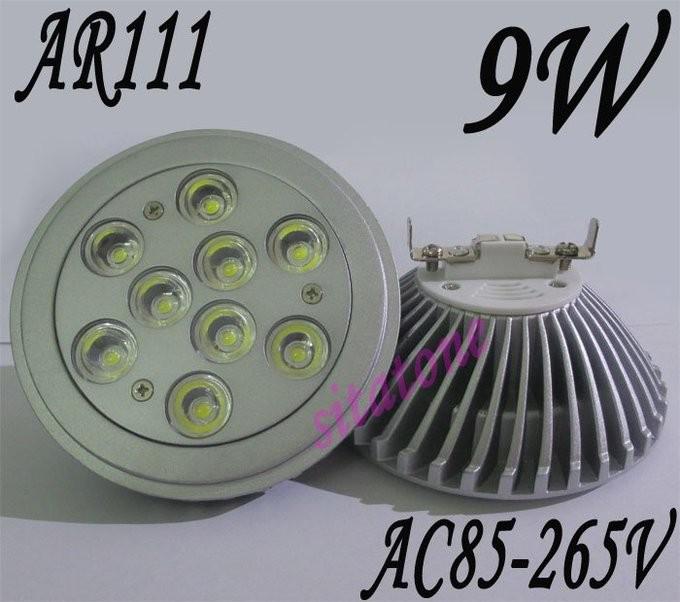 AR111 9W led spotlight,AC85-265V,2 years warranty ,9*1W led lamp