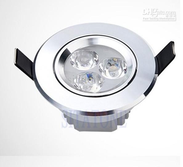 12V 3*1W led downlight,2 years warranty