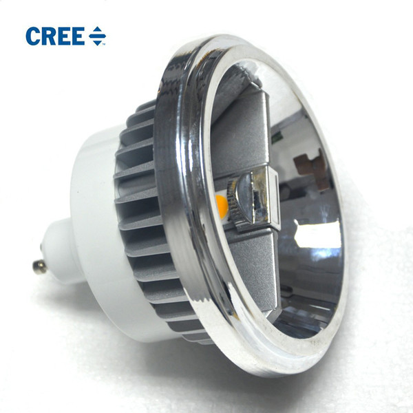 Cree AR111 dimmable LED Spotlight GU10 LED Bulb AC 85V-265V Warm White Cool White 15W lamp