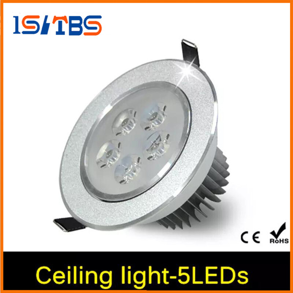 Wholesale- 4Pcs 15W CREE LED Ceiling lamp Downlight AC 85V - 265V With LED Driver Waterproof Recessed Spot light For Home Indoor lighting