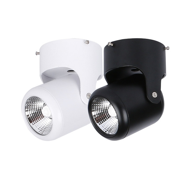 Allato Lighting Surface Mounted LED Spotlight 7W CRI90+ 2700K 3000K 4000K 6000K Gimbal Ceiling Downlight Bulb Retrofit Fittings 110V 220V