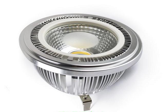 9W AR111 COB LED Spotlight Bulbs G53 Light Lamp 85-265V Warm white Cool white CE ROSH 2 Years Warranty Indoor Lighting 9 Watt Free Shipping