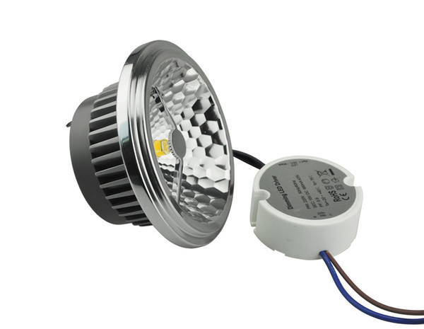 TUV ERP SAA CE RoHS Certify AR111 LED CREE Chip non dimmable external driver 80Ra 90ra 3000K 6000K 24° 40° 12W Retrofit LED AR111 Spotlight