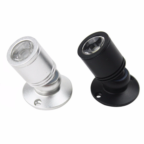 1W LED Spotlights Lighting Mini Led Ceiling Downlights AC85-265V White Lighting Bulb for Cabinet Counter Showcase Cabinet