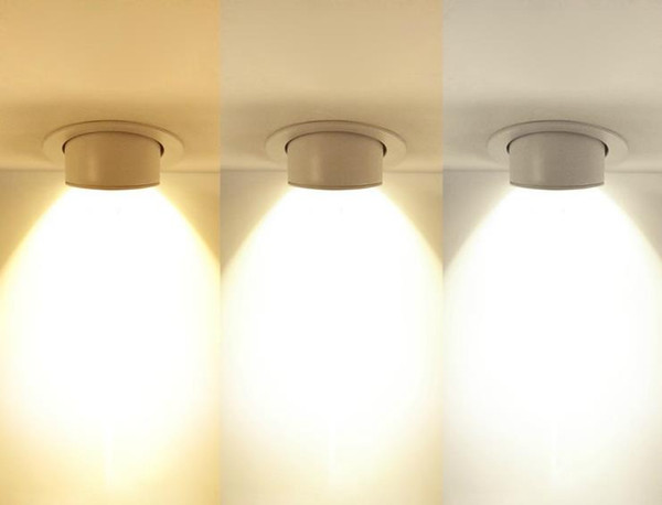 LED elephant nose lamp cob ceiling spotlights embedded downlight clothing store bull eye lights 360-degree telescopic spotlights LP019