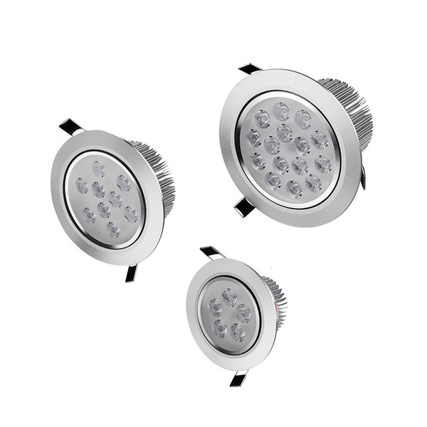 wholesale Led Spotlight Lamp 85v-265v 3w 5w 7w 9w 12w Spot Light Recessed Led Simple Spotlight Embedded Living Room Corridor