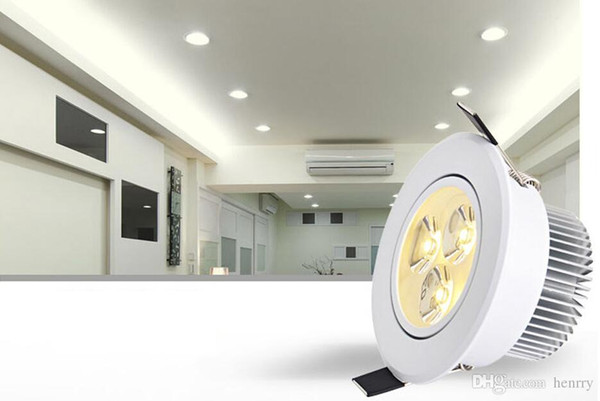 LED spotlights ceiling lights 3W / 5W. Aluminum small spotlights, window wall lights TV Spot lights aisle lights corridor,10pcs a bag