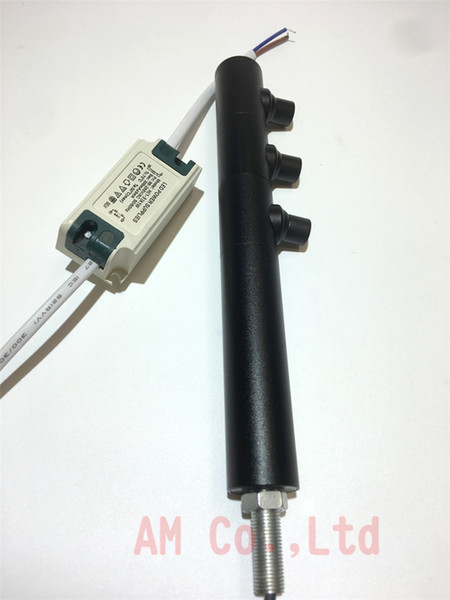 3W 200MM High Power Rotatable Angle Ajustable LED Spot Lights For Jewelry Display Showcase Lighting System Head Spotlight
