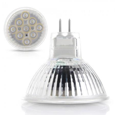 MR16 3W 2835 SMD 9 LED Light Lamp Bulb Spotlight Warm White DC 12V
