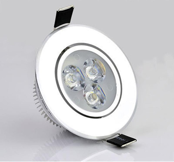 Wholesale 9W Ceiling downlight Epistar LED ceiling lamp Recessed Spot light AC85-265v Warm White Cold White for home illumination led bulb