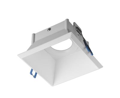 GU10 Anti-glare spotlight, LUMINAIRE OF RECESSING SIMPLE WHITE COLOR. USES LED LAMP OR HALOGEN MR16,GU5.3,ALUMINUM,
