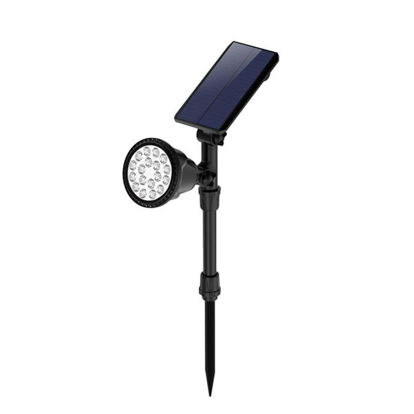 1Pc Solar Light Human Body Induction Waterproof Adjustable Landscape Lighting White Light LED Lights for Outdoor Ground