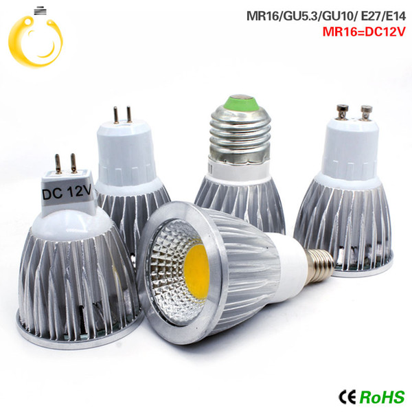 COB led Spotlight 9W 12W 15W Led lights E27 E14 GU10 GU53 220V MR16 12V Warm white cold Lampada Led Bulbs