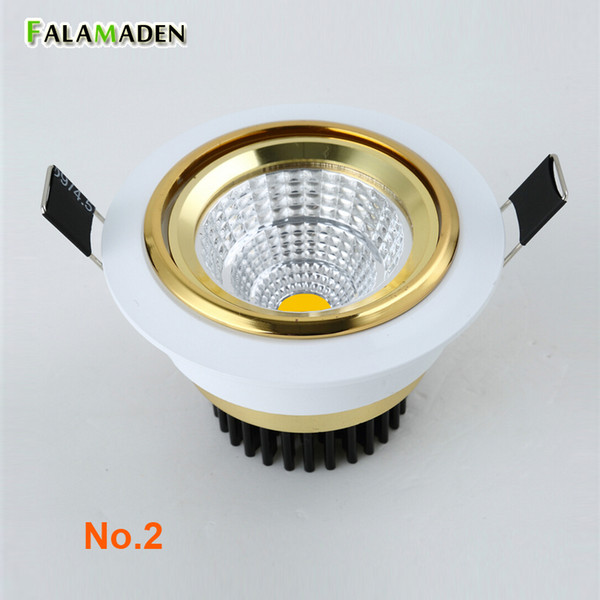 Top quality 10W COB spotlight diameter 90mm ceiling hole size 75mm high purity aluminum perfect plating surface input 90-265V