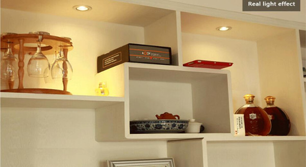 LED spotlights ceiling lights 3W / 5W. Aluminum small spotlights, window wall lights closet window lights, embedded wall lamp