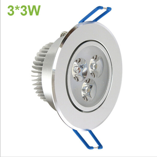 High Power 9W led recessed lights spotlight LED downlights AC85-265v 110lm/w Led Recessed Ceiling Light CE RoHS