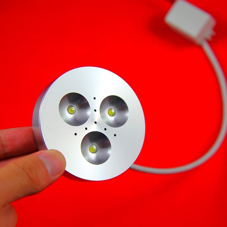 Wholesale-led puck light 3W Dimmable lamp, 3W led ceiling,free shipping