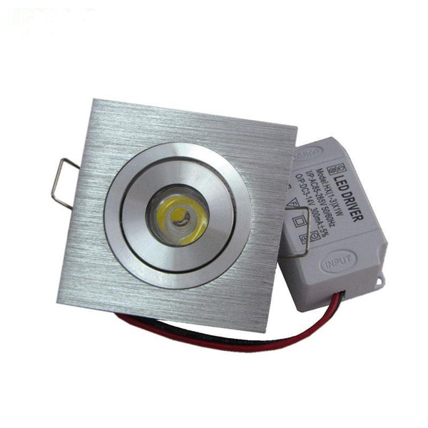 2017 Square small led ceiling light 1W 3W recessed down lights 110V 220V adjustable Led Ceiling Lamp Home Indoor Lighting