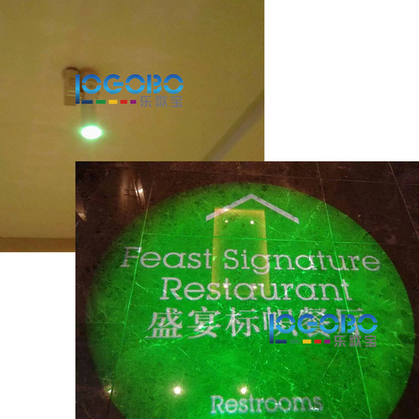 Pack of 6 Sets Mini 20W Compact Portable Outdoor LED Gobos Patterns Projector for Retail, Clubs, Bars, Restaurants, Show Rooms, Supermarkets