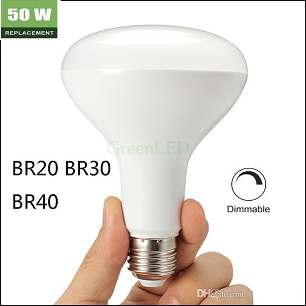 Wholesales Dimmable BR40 BR30 BR30 e27/E27 led lamp bulb Bulb Lamp Replace Hologen Bulb LED Lighting Ceiling lamp AC85-265V factory Diret