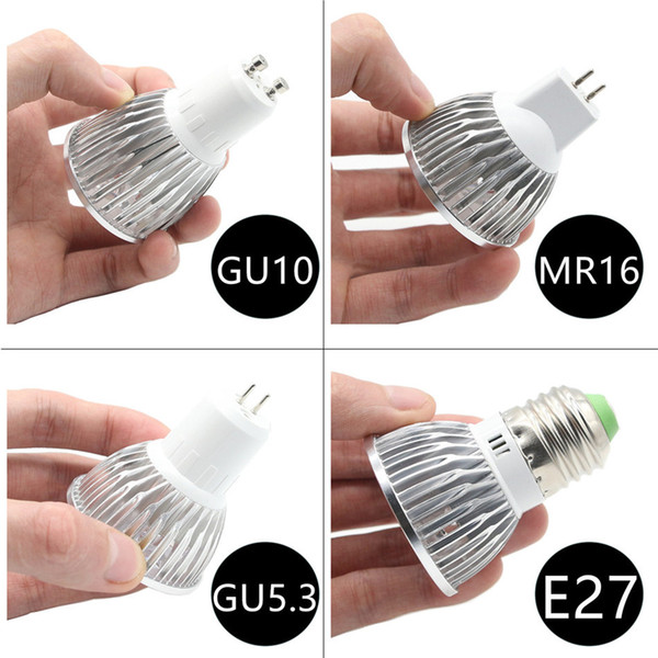 Ultra Bright high quality MR16 12V LED Spotlight GU10 E27 E14 3W 4W 5W Spot LED Bulbs Lighting Aluminum Recessed Lighting Warm Cool White